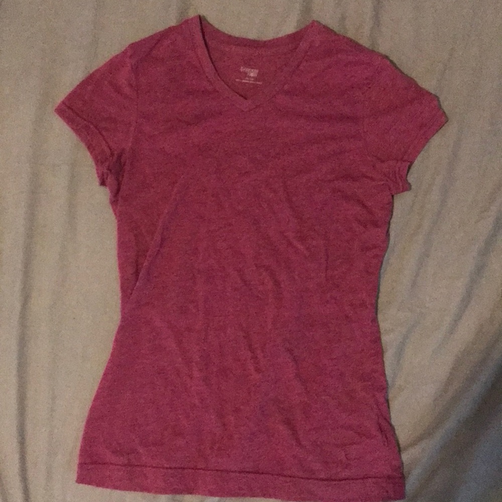 Maroon or burgundy T-shirt